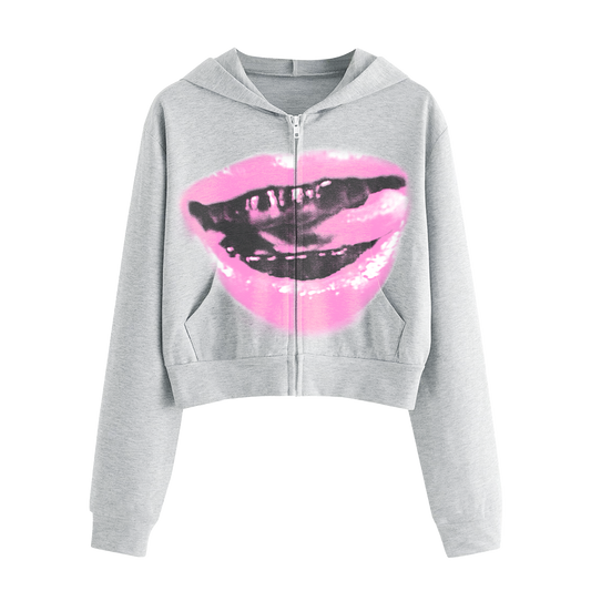 hope u don’t forget my smile crop hoodie